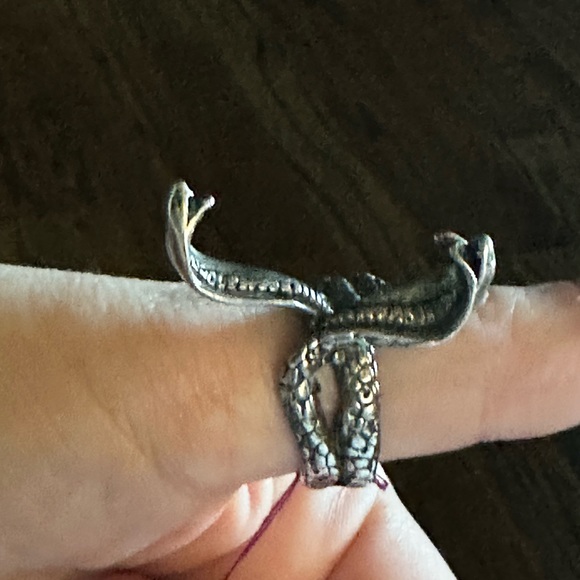 sterling silver snake ring - Picture 5 of 5